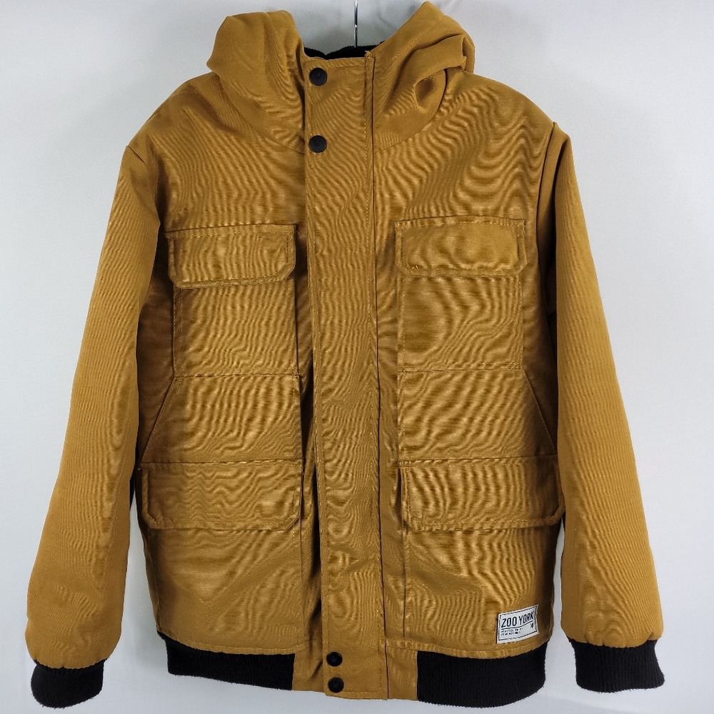 Zoo York Winter Canvas Bomber Jacket Youth Large 14